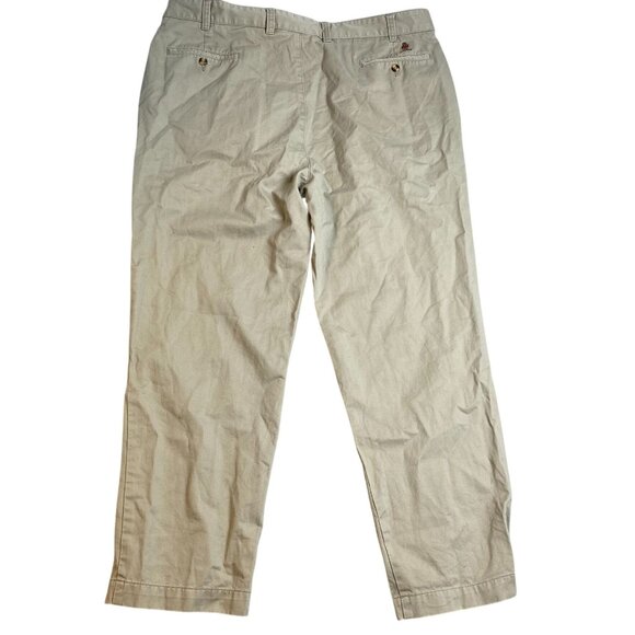 Tommy Hilfiger Mens Pants Size 44x32 Khaki Cotton Straight-Leg Classic Casual - Picture 2 of 14